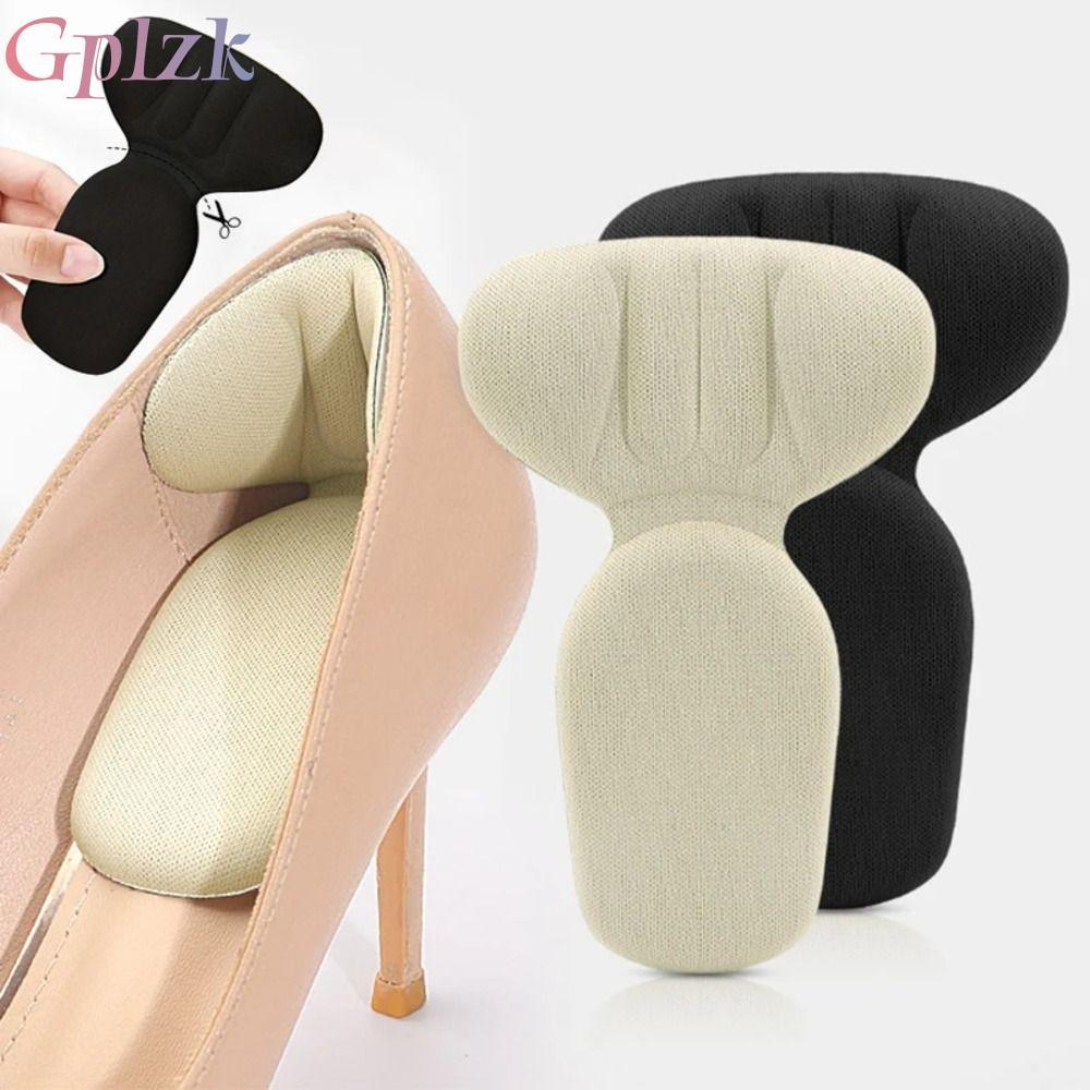 GPLZK Heel Cup Insert,Double-Layer Breathable Cloth Sponge Foam Heel Pad,ทนทานหนาโฟมวัสดุความยืดหยุ่