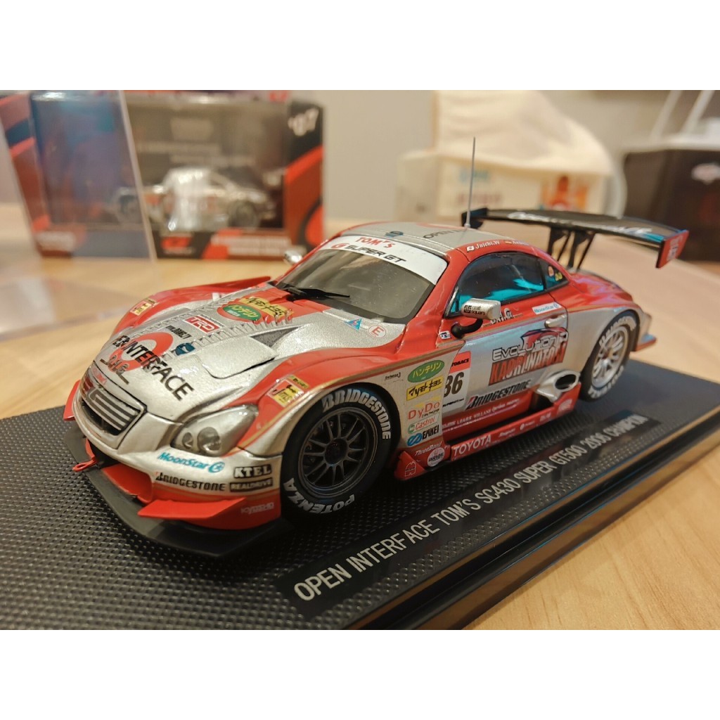 [คลังสินค้าพร้อม] EBBRO 1/43 Lexus sc430 Racing Car 2006 CHAMPION Car Racer Signature SC430 #36OPEN 