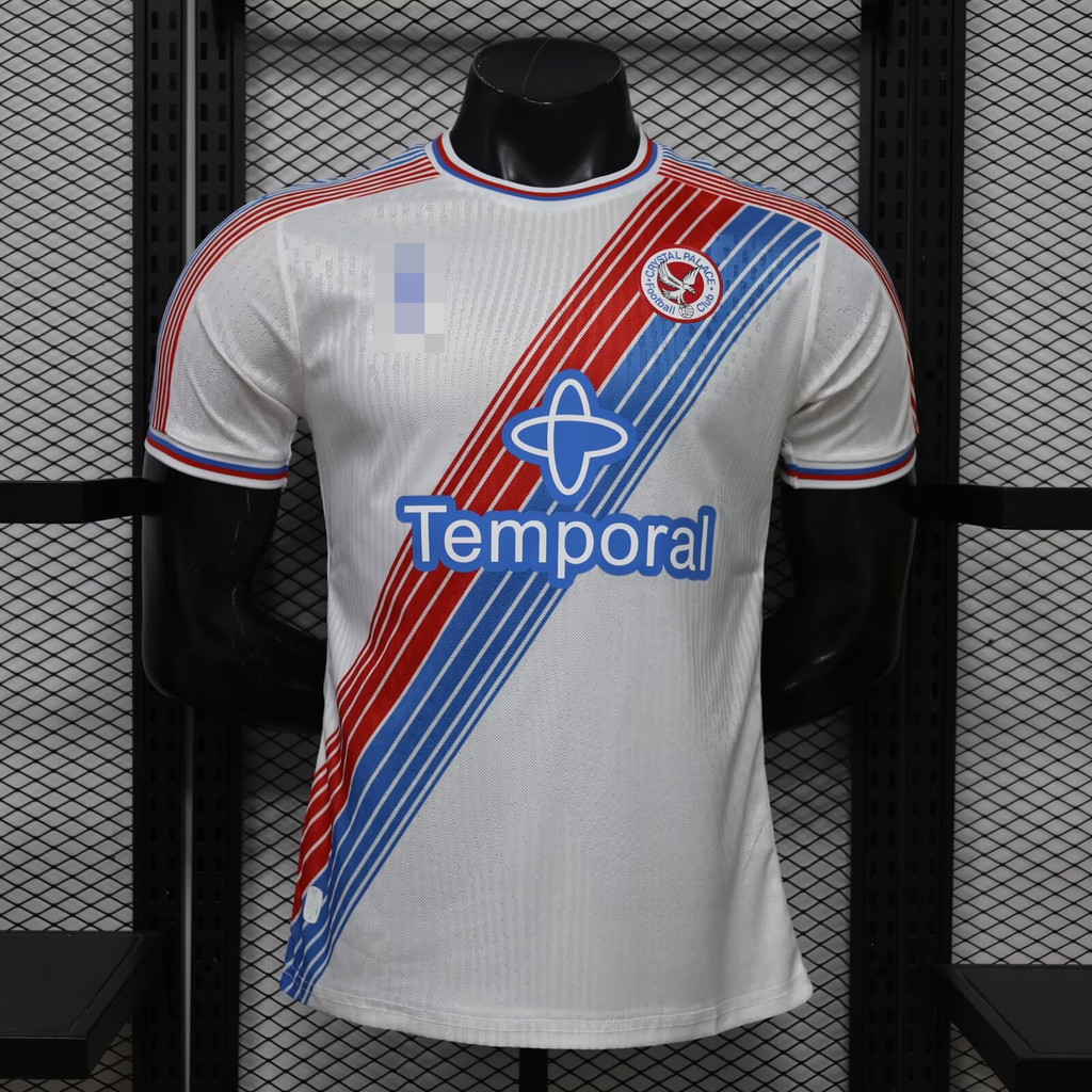 เวอร์ชั่นนักเตะใหม่ 2627 เสื้อยืดแขนสั้นฟุตบอลคุณภาพสูง Crystal Palace home