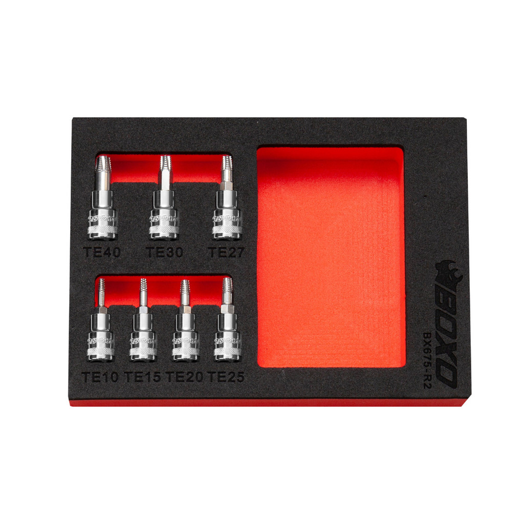 BOXO Tools 7 ชิ้น - ชุดซ็อกเก็ตบิต Torx Plus 1/4 "
