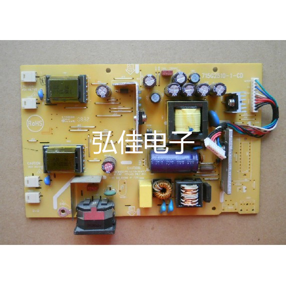 Original AOC 931sw+T199WX 2219VG Power Board บอร์ดแรงดันสูง 715G2510-1/2-4