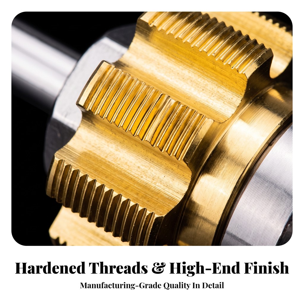 T47 Thread Tap Hand-Operated Bottom Bracket Thread Repair Tool Bottom Bracket Tap Ergonomic Knurled 
