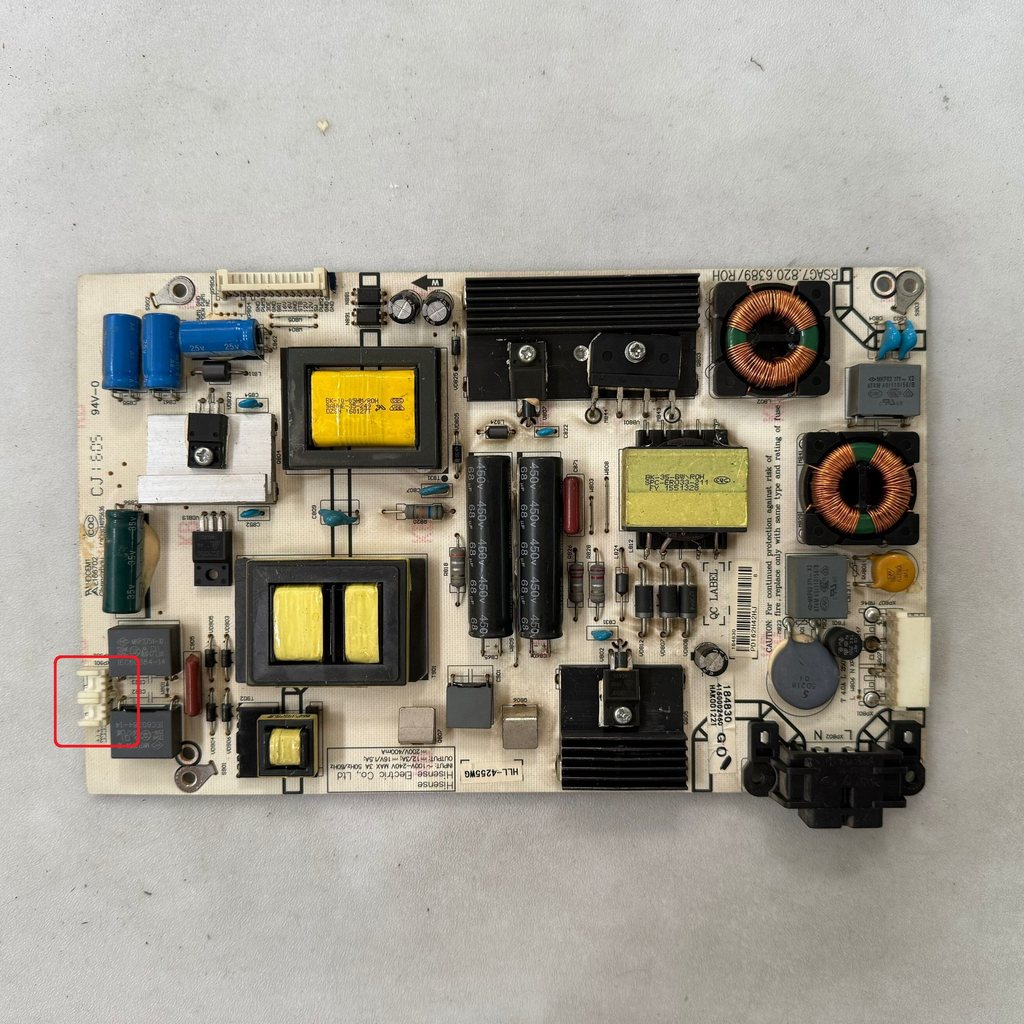 Original Haixin LED50K300U/EC520UA/290N TV Power Board RSAG7.820.6389 Dual 2 Pins