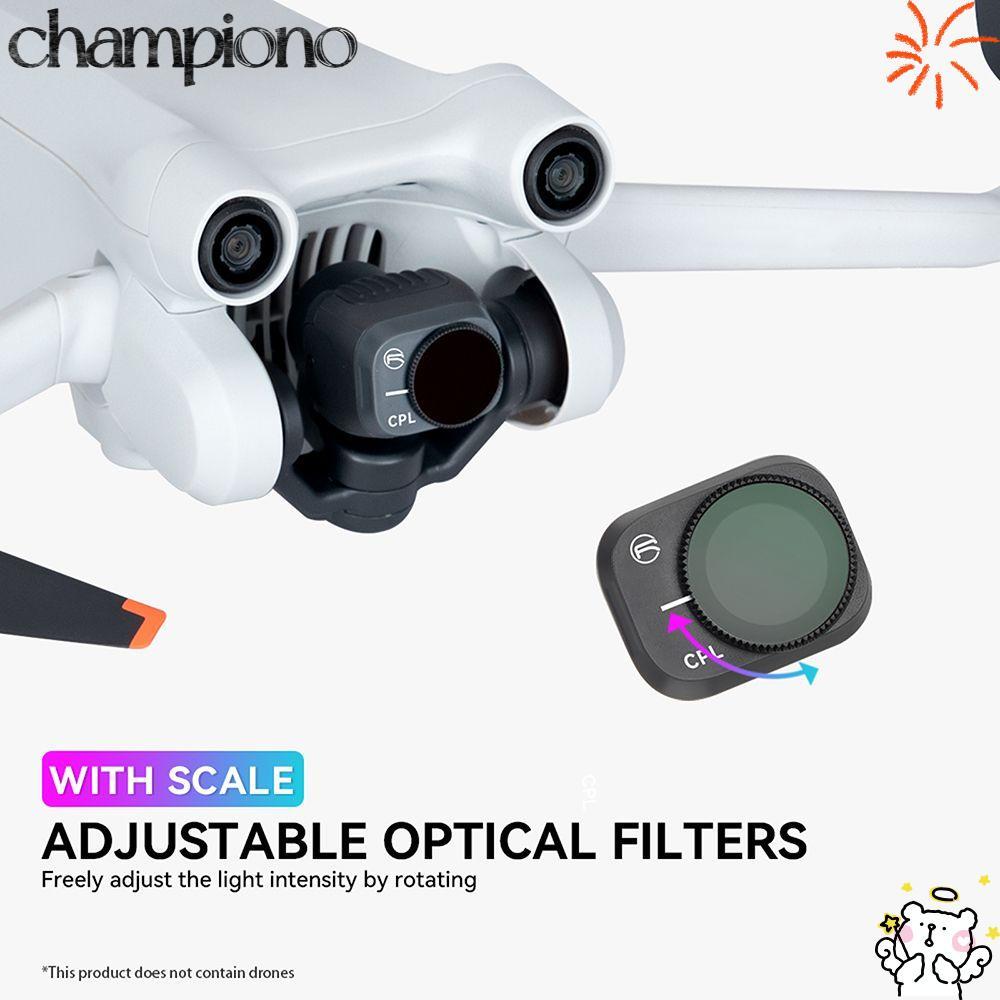 CHAMPIONO สําหรับ DJI Mini 3 เลนส์ฟิล์มป้องกันกระจกกล้องสําหรับ DJI Mini 3