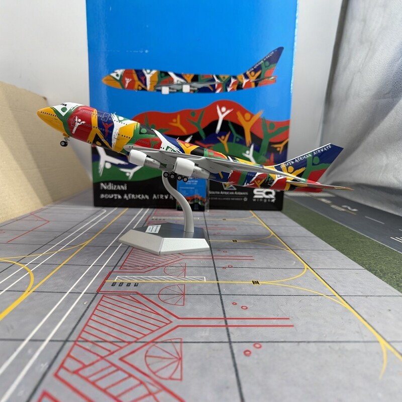 SQ Wings 1/200 South African Airlines B747-300 เครื่องบินรุ่น ZS-SAJ