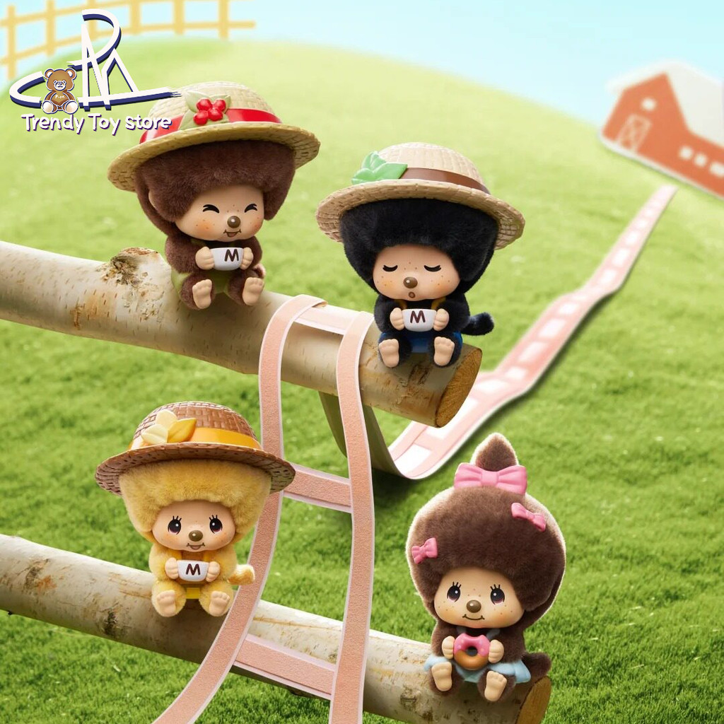 [คลังสินค้าพร้อม] น่ารักตลกกาแฟฟาร์มซีรีส์ใบหน้า-แขวนกล่องลึกลับจี้ตุ๊กตาพระภิกษุ