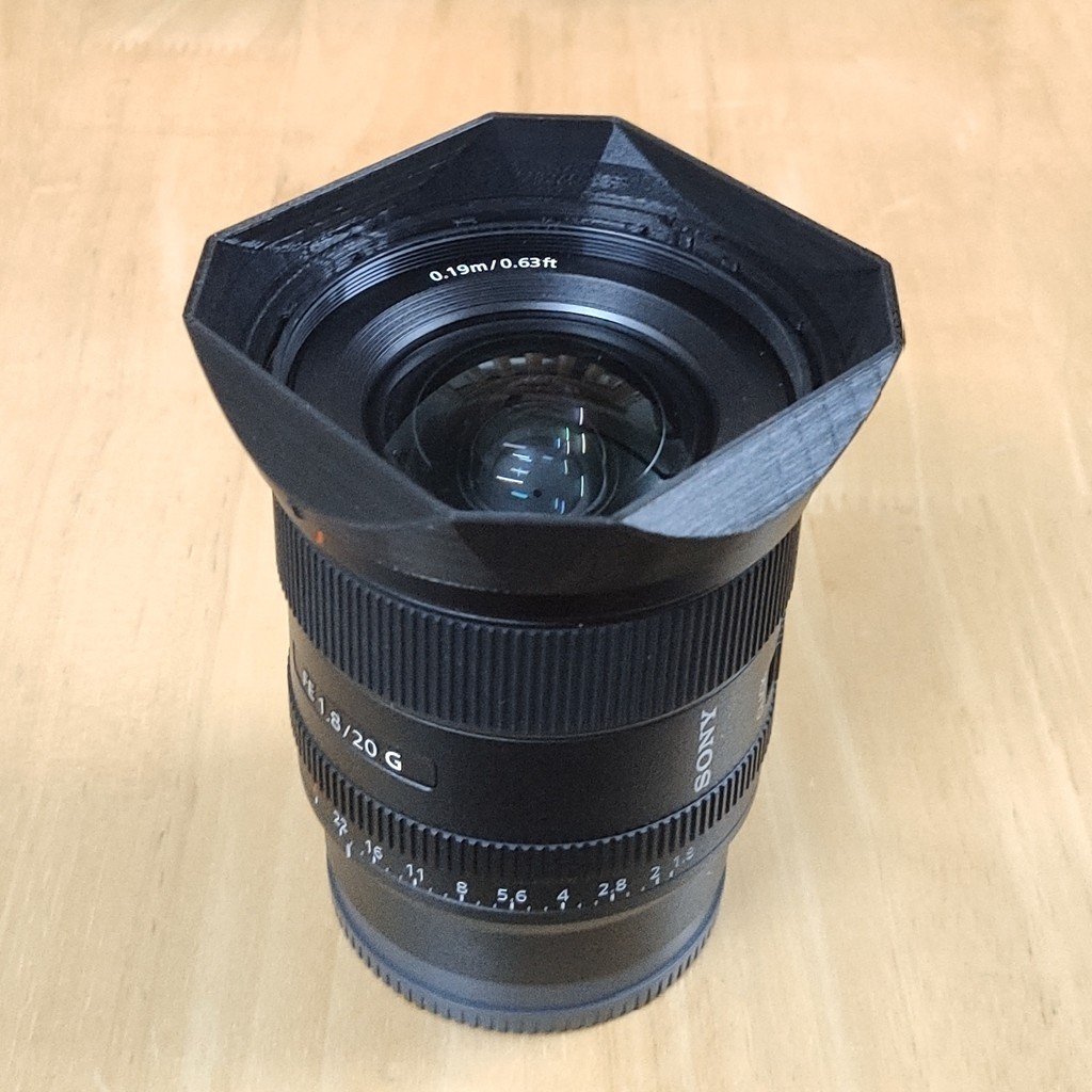 โฮมเมดเหมาะสําหรับ SONY SONY FE 1.8/20G SEL20F18G เลนส์เลนส์สี่เหลี่ยม