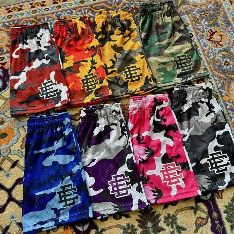 EE Jogging Training Mesh Breathable Casual Pants Eric Emanuel Summer Gym Sports Shorts