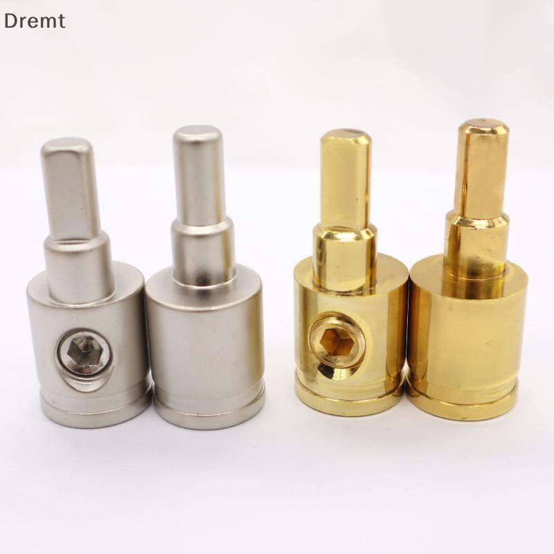 Dremt เครื่องเสียงรถยนต์ทองแดงบริสุทธิ์ 1 ชิ้น 0GA 4GA 8GA ความแข็งแรงสูง Ground Wire Terminal สําหร