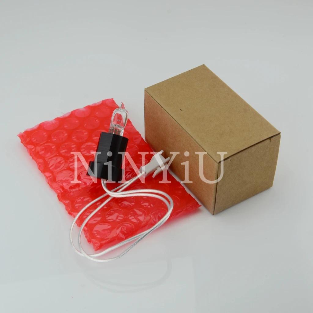 【QJ】หลอดฮาโลเจน 6V10W จำนวน 10 ชิ้น สำหรับ BIOELAB ES160 ES200 ES300 ES320 ES380 ES480 Bioelab 6V 10