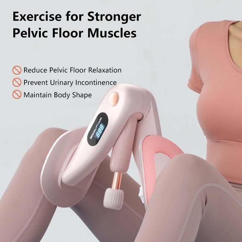 Kegel Exercises Device Thigh Master Adjustable Resistance with Counter Muscle Trainer 360 Degree Rot