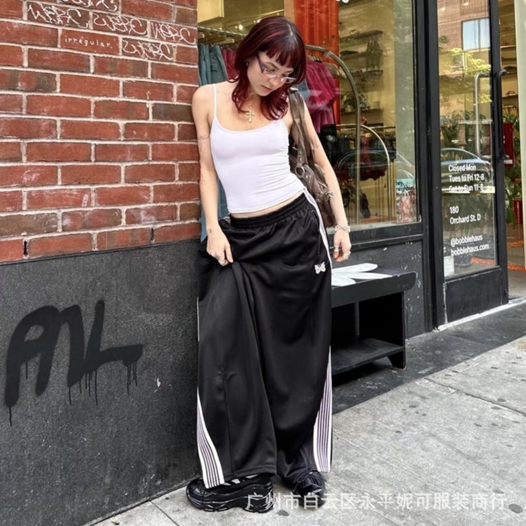 P7WR NEEDLES H.D Track Pant Poly Smoothquan版裤外套装休闲运动กางเกง