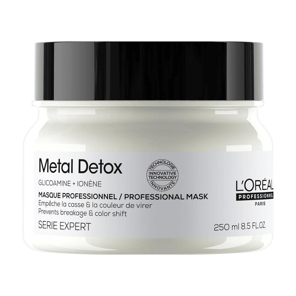 Lreal Professionnel Metal Mask - มาส์กผมให้ความชุ่มชื้นสําหรับผมหมองคล้ําและเปราะ ป้องกันความเสียหาย