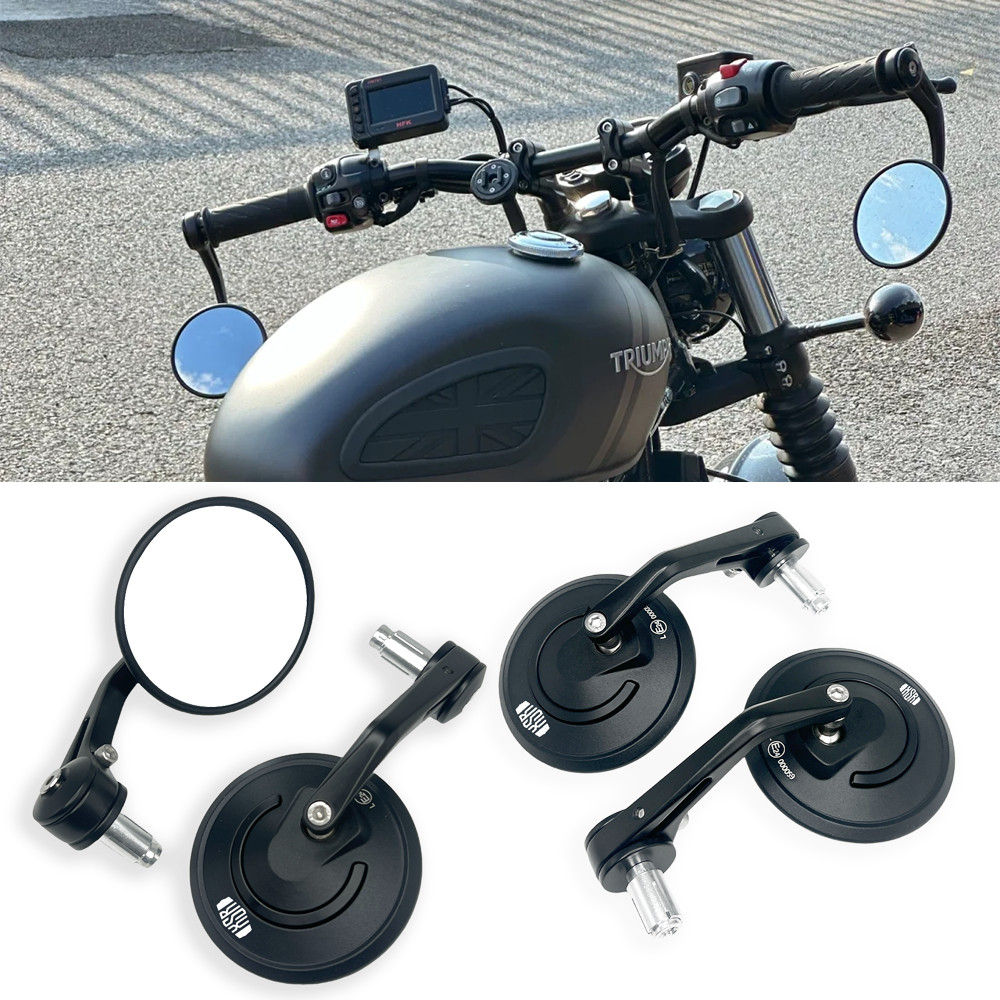 สําหรับ YAMAHA XSR700 XSR 700 XSR900 XSR 900 XSR125 155 1 คู่ 7/8 22 มม.รถจักรยานยนต์กระจกปลายแฮนด์ 