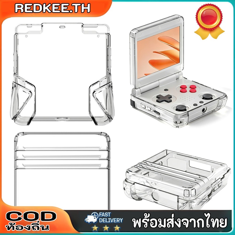 สําหรับ Anbernic RG34XX SP เคส TPU แบบใสสําหรับคอนโซลมือถือ