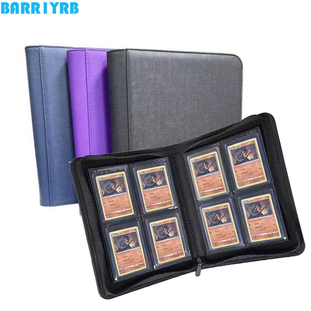 BARR1YRB Toploader อัลบั้ม, 4 กระเป๋าสองด้าน Toploader Binder, ทนทานกันฝุ่น 112 Toploader กันน้ําการ