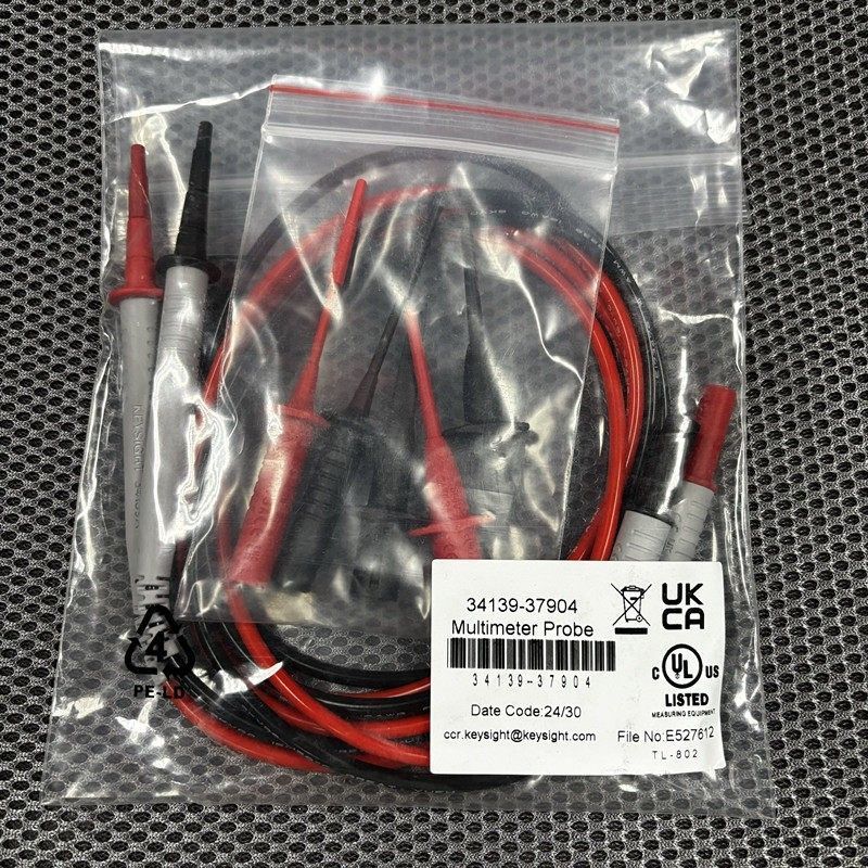 ชุดสายทดสอบ Keysight 34139‑37904 สำหรับมัลติมิเตอร์ 34461A 34465A อะไหล่อุปกรณ์ทดสอบวงจร