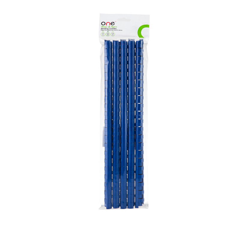 ONE สันห่วง 12 มม. รุ่น Home&Office สีน้ำเงิน (แพ็ค 10 อัน)