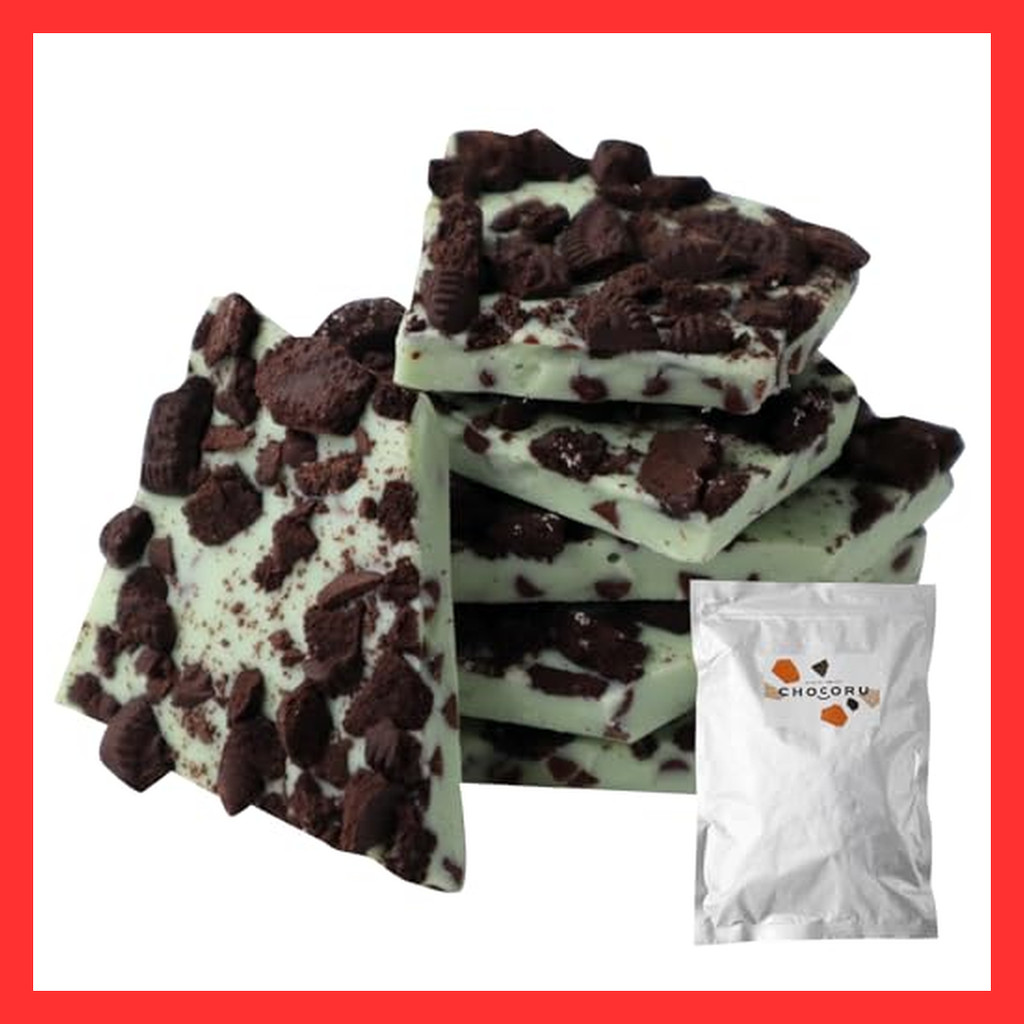 CHOCORU cracked chocolate cool chocolate mint 400g mint chocolate sweets commercial use Eikodo Facto