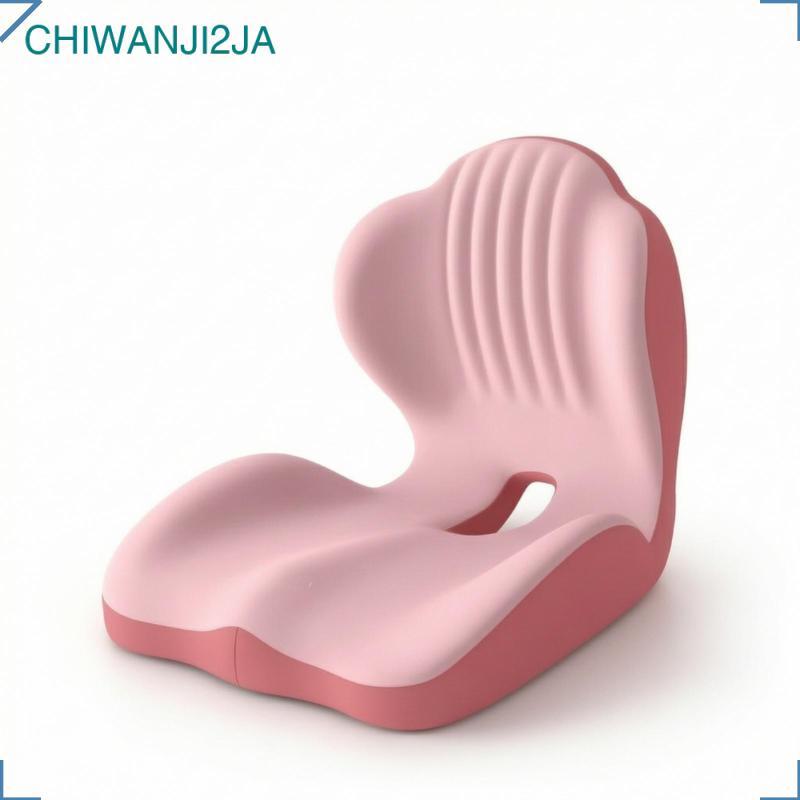[chiwanji2ja] เบาะรองนั่งพร้อมเบาะรองนั่งบรรเทาความดันพนักพิง แผ่นรองที่นั่งตามหลักสรีรศาสตร์ One Pi