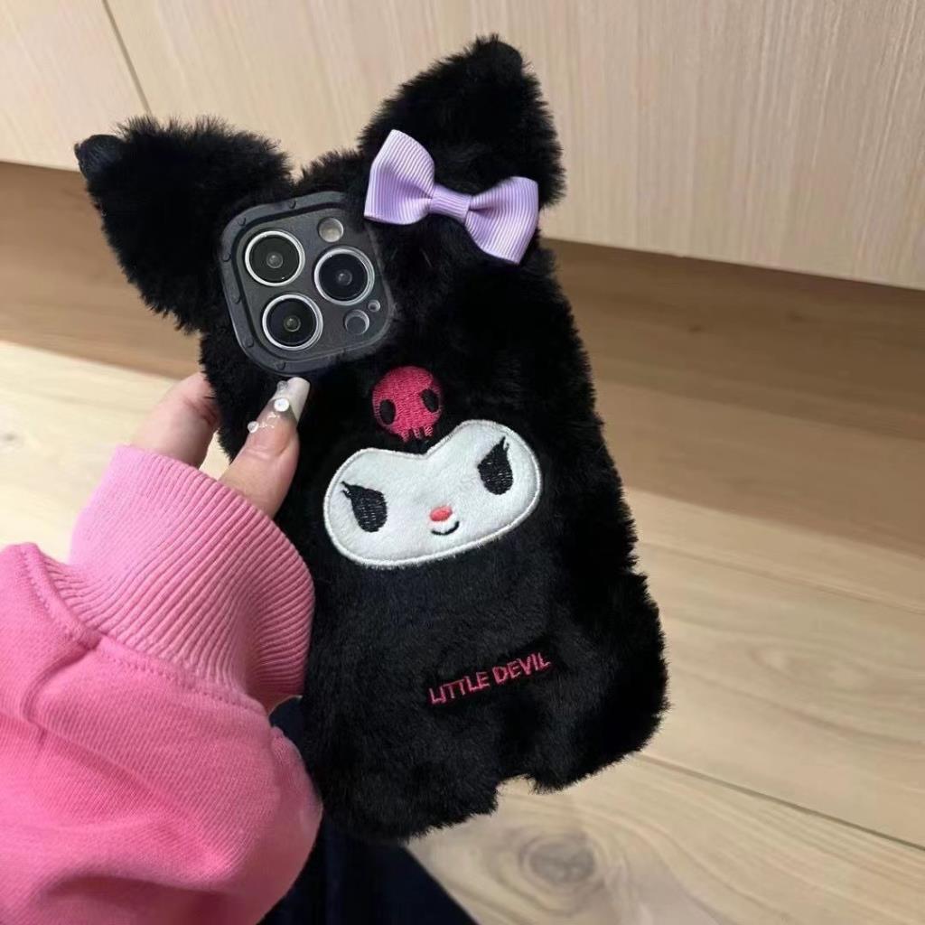 ตุ๊กตา Kuromi iPhone13 Apple 1412PRO เคสโทรศัพท์ 11promax Creative XR7/8NB260908