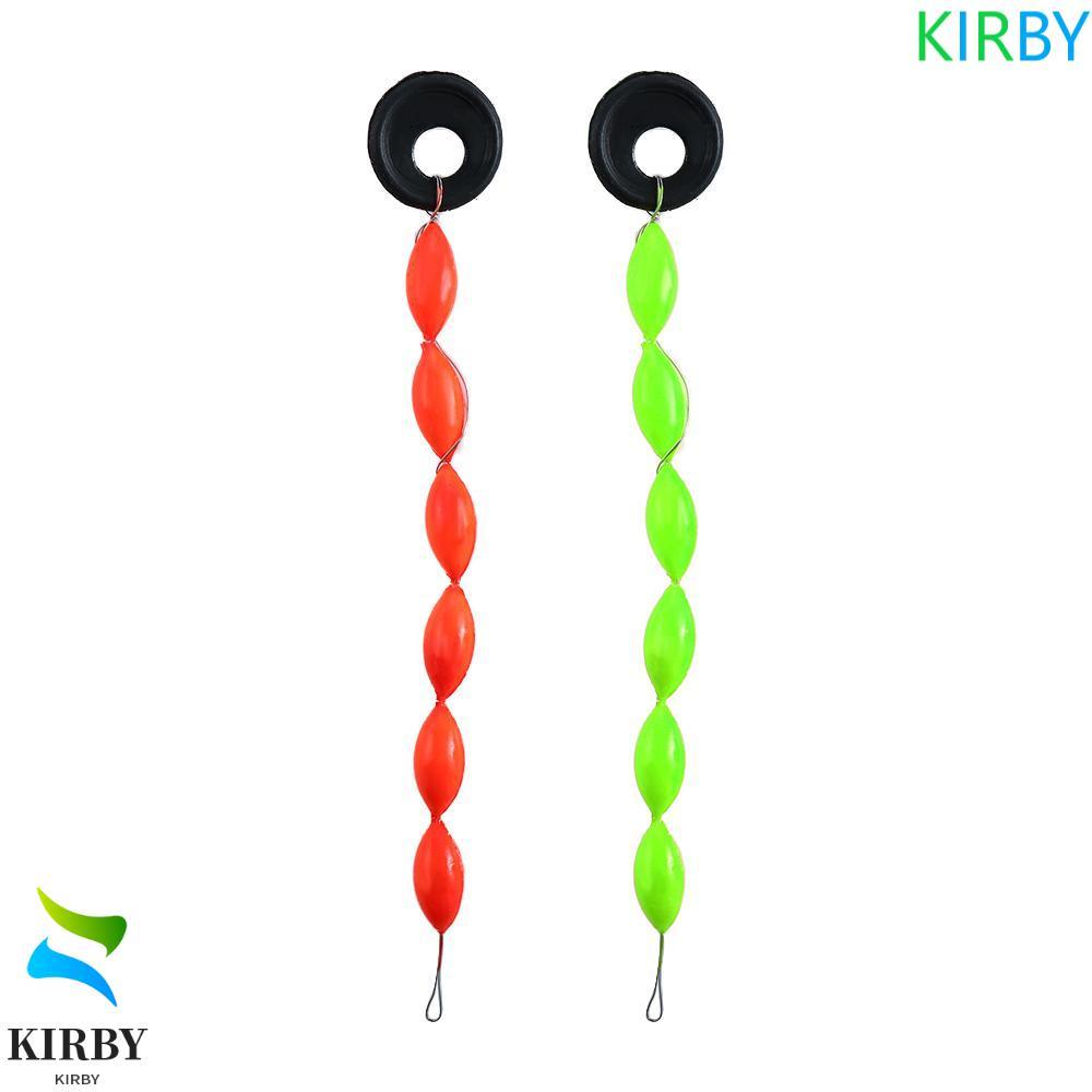 KIRBY String ประเภทตกปลาลอยตกปลา 30 ชิ้น/5 แพ็คตกปลาทุ่นรูปไข่ตกปลาลอยรูปไข่ Stopper 6 In 1 สายตกปลา