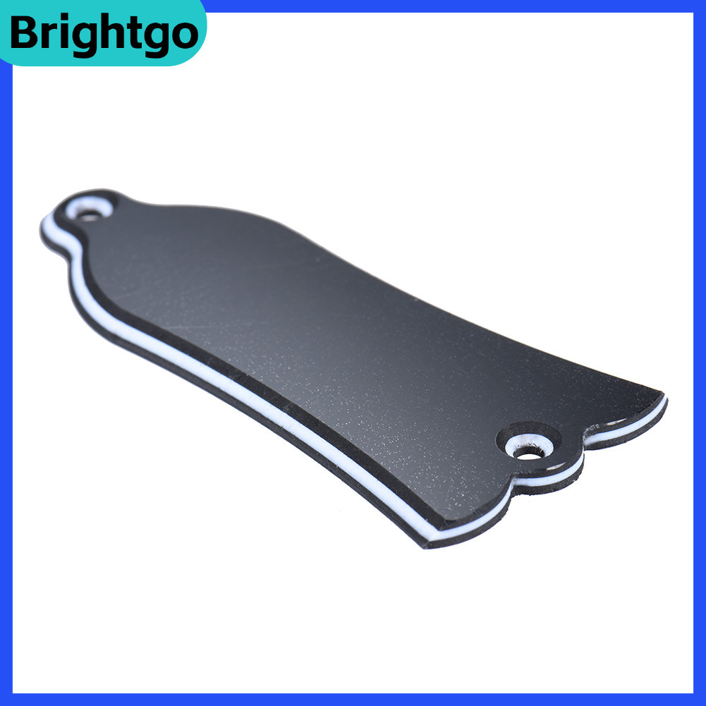 Brightgo-th 2 Hole PVC Truss Rod Cover Plate 3Ply ความหนา 2.5 มม. รูประฆังเลื่อนอุปกรณ์กีตาร์น้ำหนัก