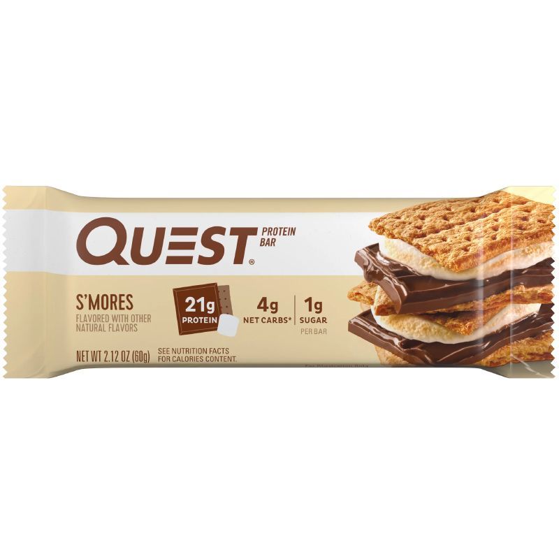 เควสโปรตีนบาร์เอสมอร์ส 60กรัม Quest Protein Bar SMore 60g.