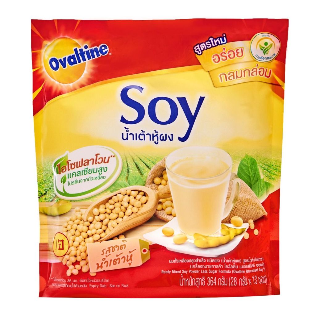 โอวัลตินเนเจอร์ซีเล็คท์ซอยย์ 28กรัม แพค 13ซอง Ovaltine Soy 28G P13