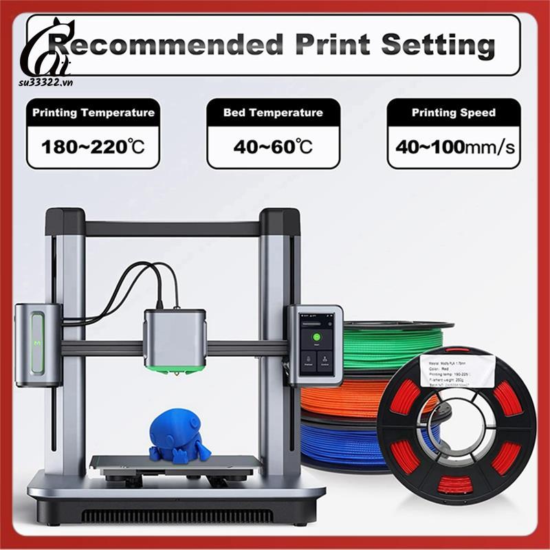 3D การพิมพ์ Filament 3D การพิมพ์ Filament สําหรับเครื่องพิมพ์ 3D PETG Monochrome 1kg B
