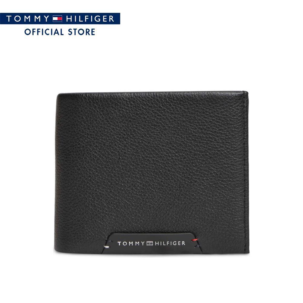 Tommy Hilfiger กระเป๋าสตางค์ ผู้ชาย รุ่น AM0AM14779 BDS - สีดำ