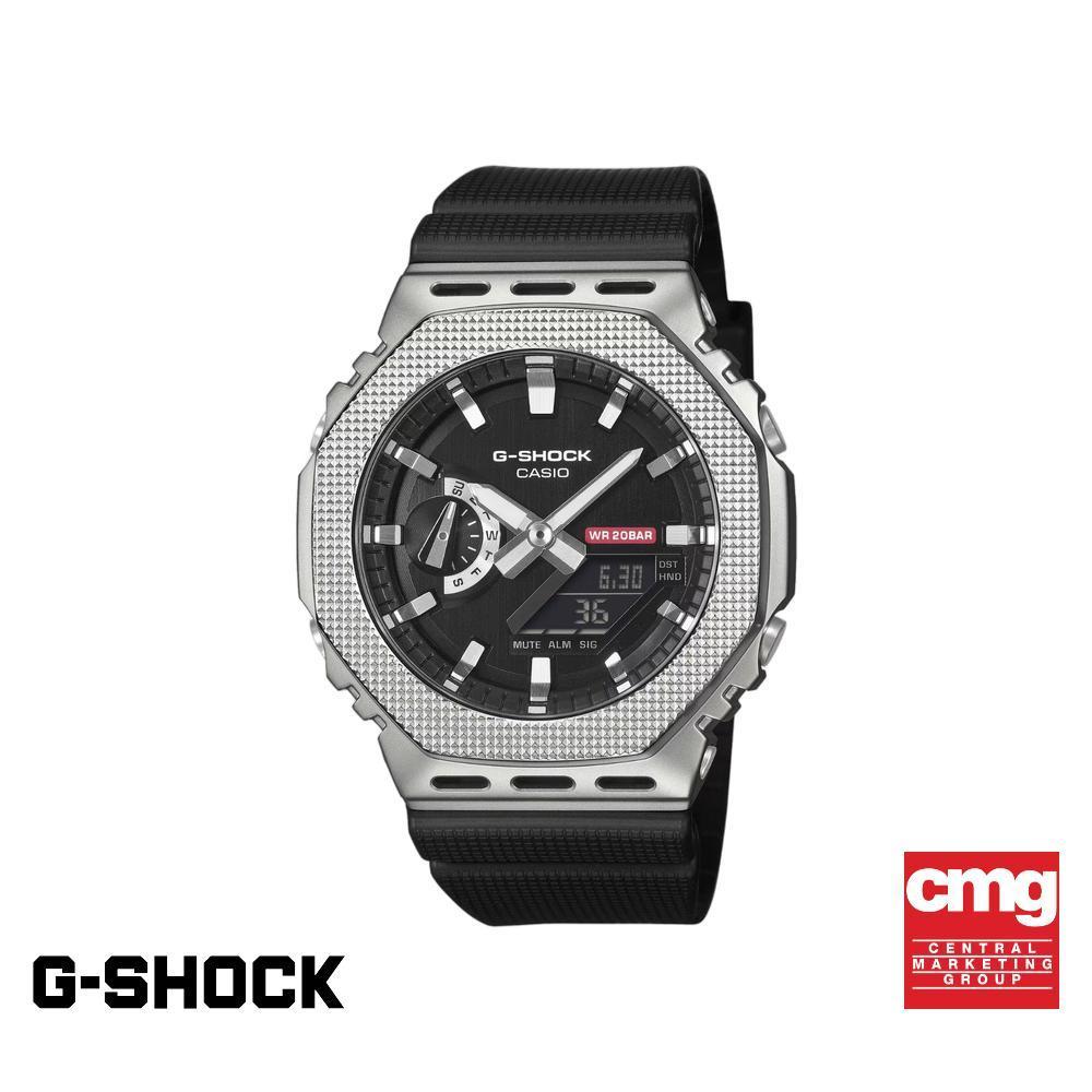 CASIO นาฬิกาข้อมือผู้ชาย G-SHOCK รุ่น GM-2100M-1ADR สายเรซิ่น สีดำ