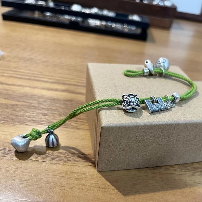 Preferred in-stock items#Big and not idle, original DIY Hand rope matching999Fine silver jewelry, in