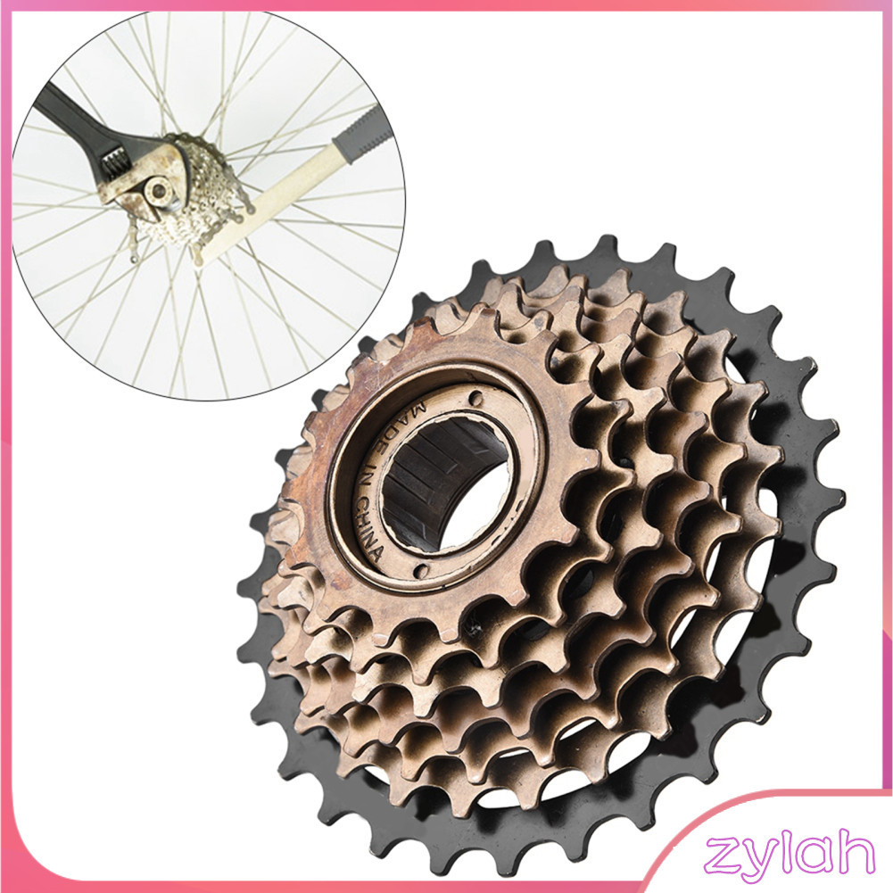 zylah-th Tbest Cassette Freewheel สกรูบนจักรยาน ewheel ชุด Cycle Sprocket 7 Speed ​​Mountain อุปกรณ์