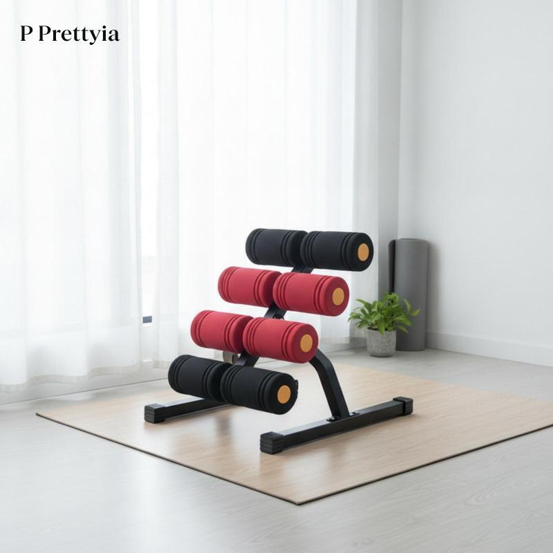 P Prettyia Multi-Functional Inversion Stool อุปกรณ์ออกกําลังกายสําหรับ Home Fitness ยืดลึก Headstand Bench พร้อมกรอบเหล็กเสถียร — صورة 4