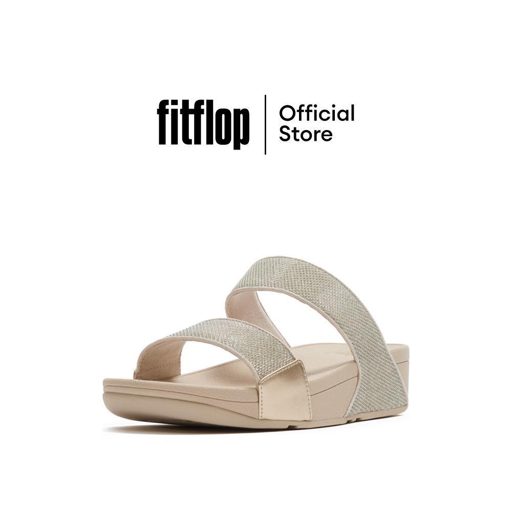 FITFLOP LULU SHIMMERGLITZ SLIDES รองเท้าแตะผู้หญิง รุ่น A4Y-675 สี GOLD