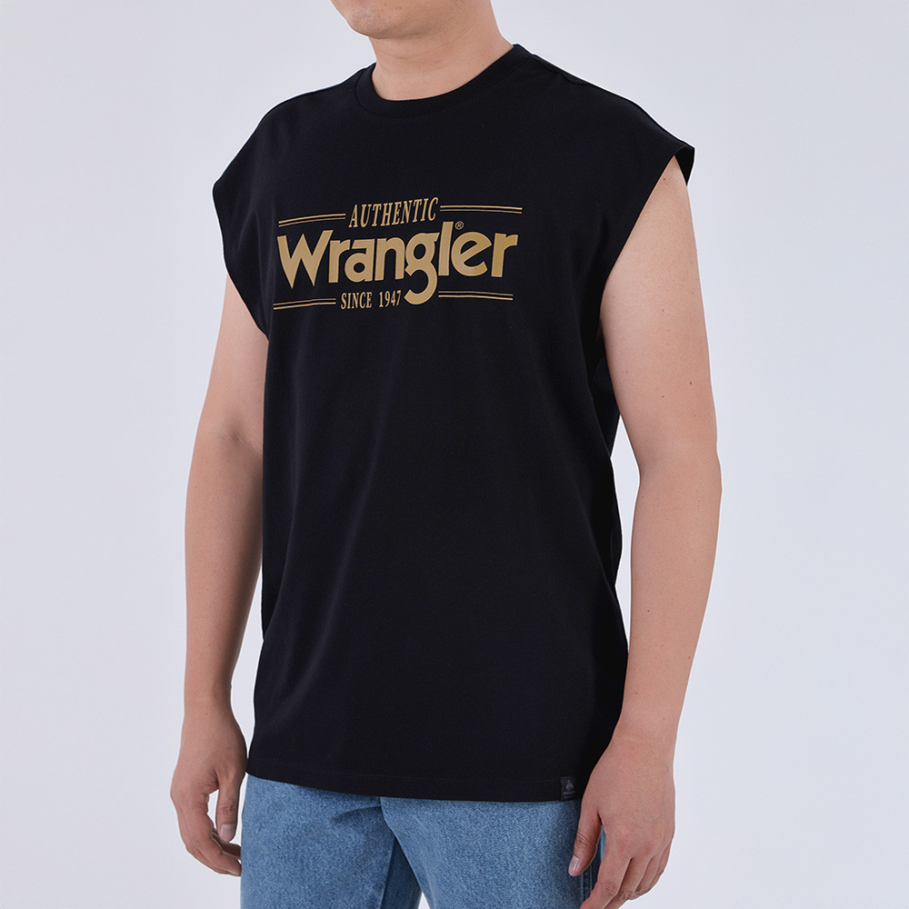 WRANGLER فانيلة رجالية — أسود — صورة 3