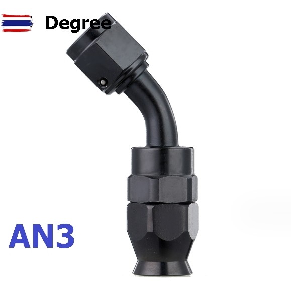 หัวฟิตติ้งAN3 หัวฟิตติ้งเรค AN3 สายถักเรค Fitting 0 45 90 180 Degree สา่ยน้ำมันเรค สายถัก สายเรค 8