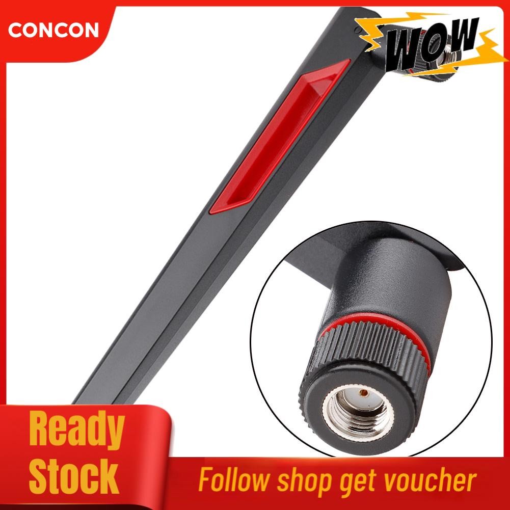 Concon [End Online] (RP-SMA Male) Y210 2.4G /5.8G WIFI WIFI 12DBI ANTENNA ENVERVEND ANTENNA (A1) Bla