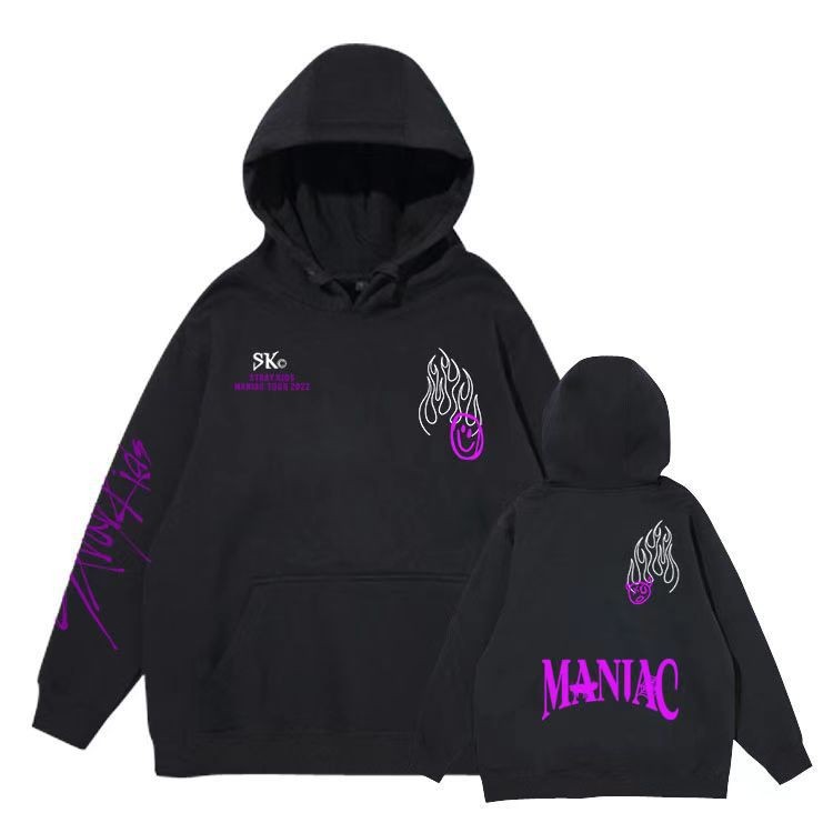 Stray Kids MANIAC เสื้อกันหนาวสำหรับแฟนคลับ สไตล์เวทีของ MANIAC