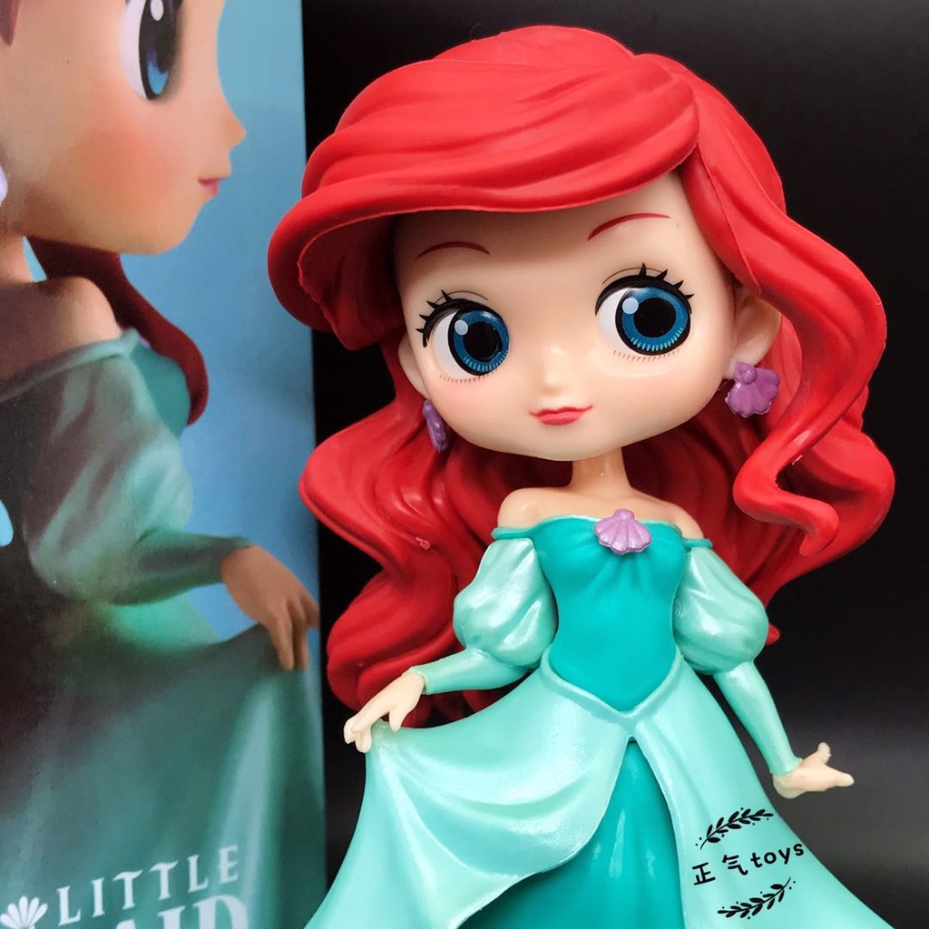Q posket Disney Q Version Doll Pink Little Mermaid/Ariel Ariel Princess Jewelry Figure