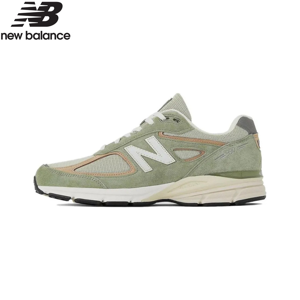 （ของแท้ 100%）New Balance NB 990 V4 U990GT4   Unisex Sneakers