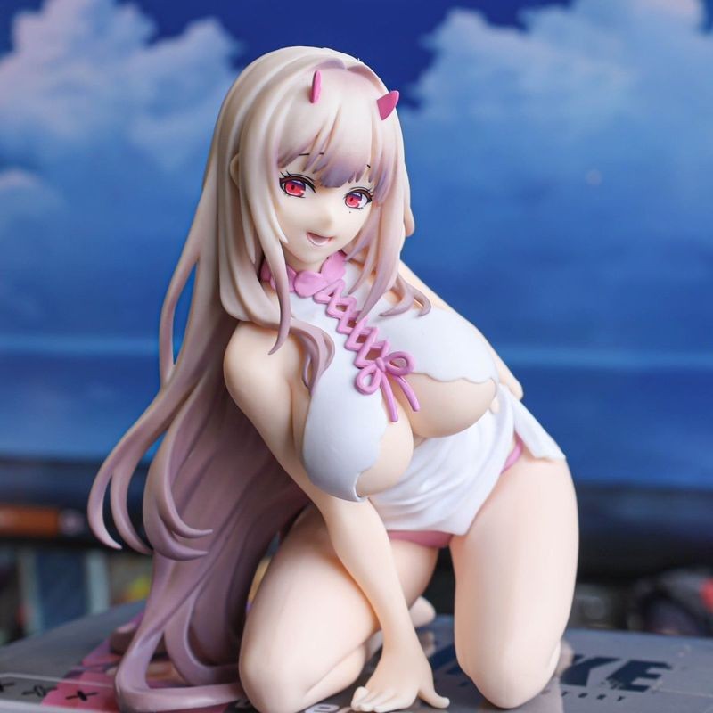 พร้อมสต็อกมาตุภูมิรุ่นชัยชนะเทพธิดาสองมิติอลิซไวเปอร์คุกเข่าสาวสวยเครื่องประดับรถของเล่นรูป