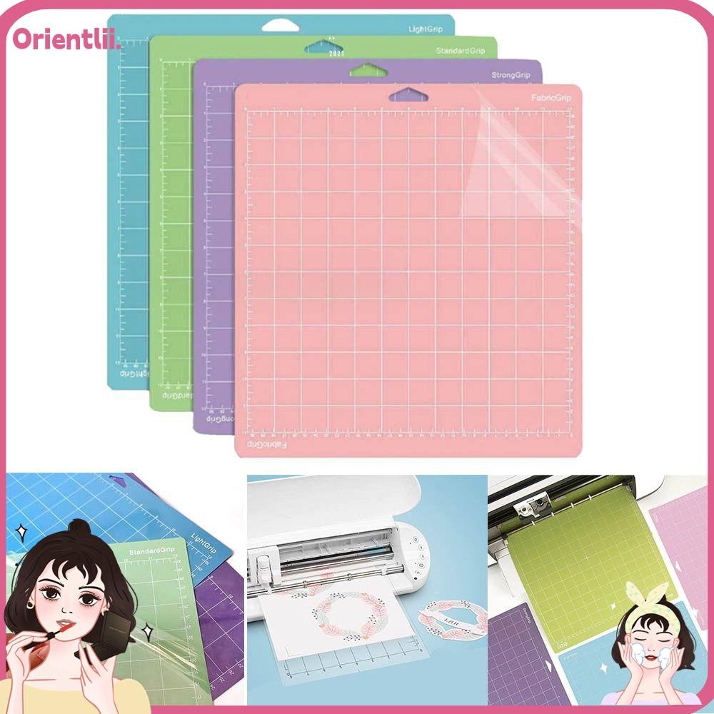 แผ่นรองตัด ORIENTTK, แผ่นรองตัดกาวสต็อกการ์ดแบบหนา, ตัวอักษรด้ามจับแข็งแรง PVC แบบพกพา|แผ่นรองสําหรั