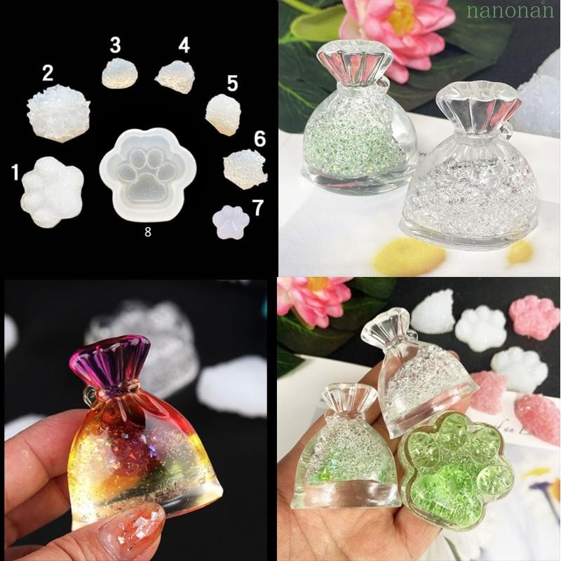 Nan DIY Plaster Polymer Clay UV Epoxy Mold Handmade Cats Mold