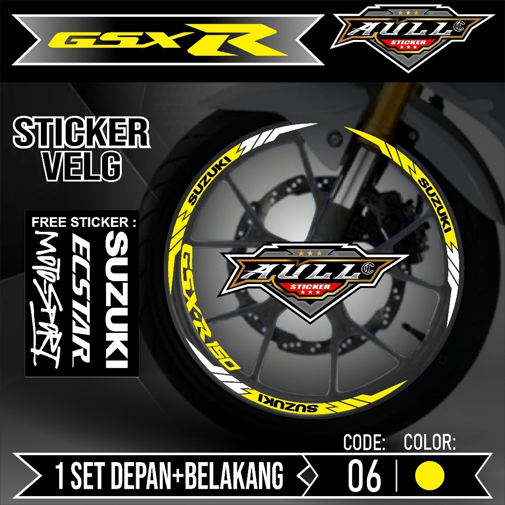 GSX R สติ๊กเกอร์ตัดขอบ-ตัดสติกเกอร์อุปกรณ์เสริมสติกเกอร์รายการสําหรับ SUZUKI GSX R 150 รถจักรยานยนต์