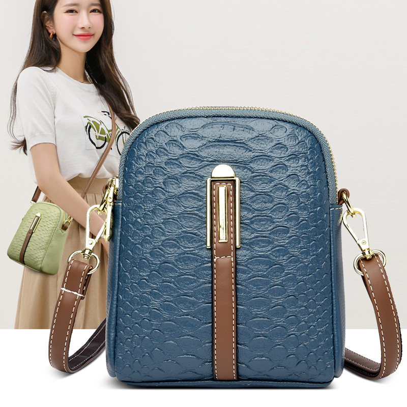 mitr bag ponypony กระเป๋า แบรนด์ของแท้กระเป๋าหญิง2024ใหม่หนังแท้กระเป๋าโทรศัพท์มือถือกระเป๋ามินิกระเ