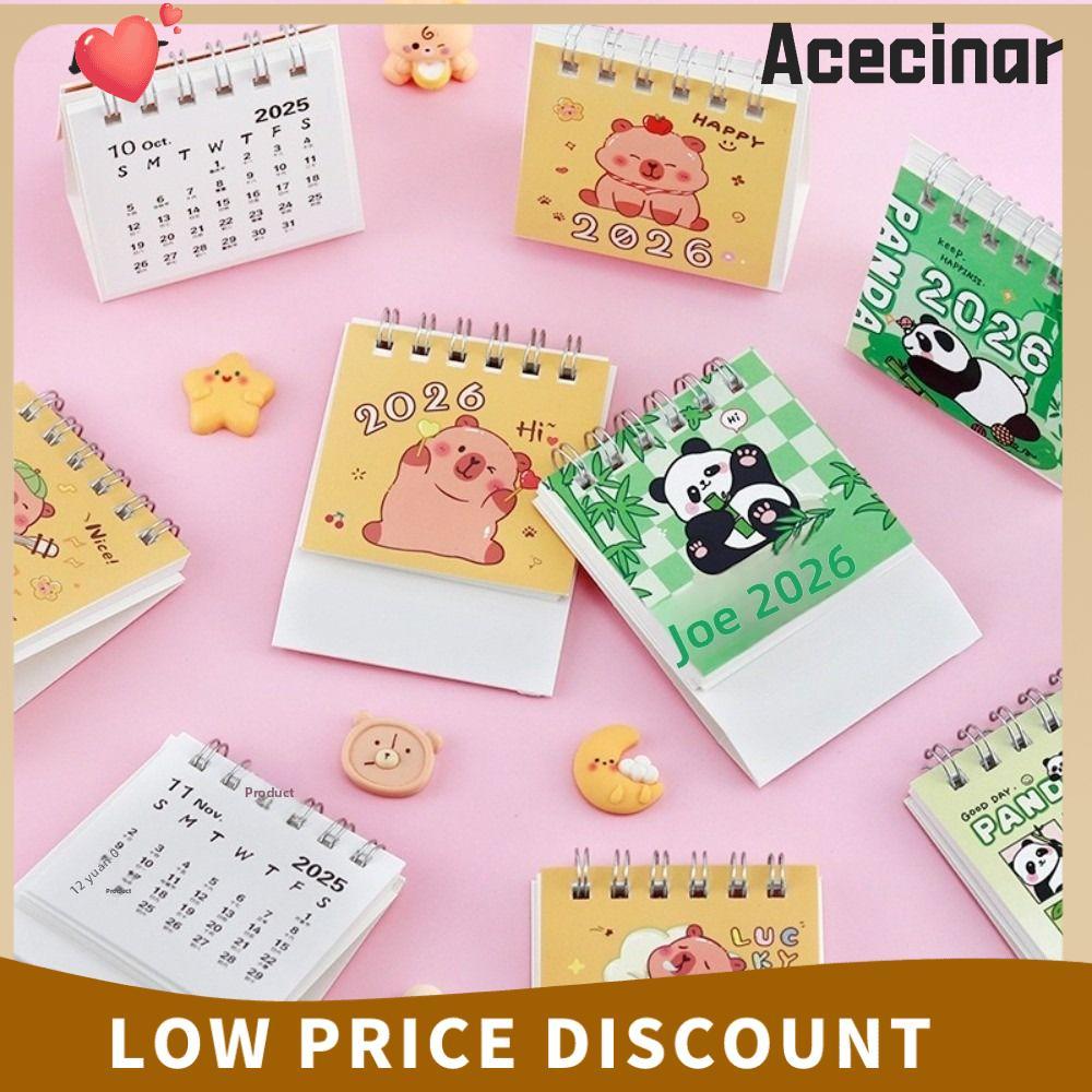 เอซไคนาร์ 2026 ปฏิทินตั้งโต๊ะ, ยืนพลิกเดสก์ท็อปตกแต่งมินิปฏิทิน, การ์ตูนขนาดเล็กตารางวางแผนสําหรับของขวัญ