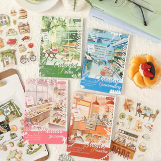 Journamm 20 แผ่นสติกเกอร์สัตว์เลี้ยงสําหรับ Journaling Vintage สติกเกอร์โปร่งใสหนังสือสําหรับ Scrapbooking อุปกรณ์ความงาม Bullet Junk Journal Craft