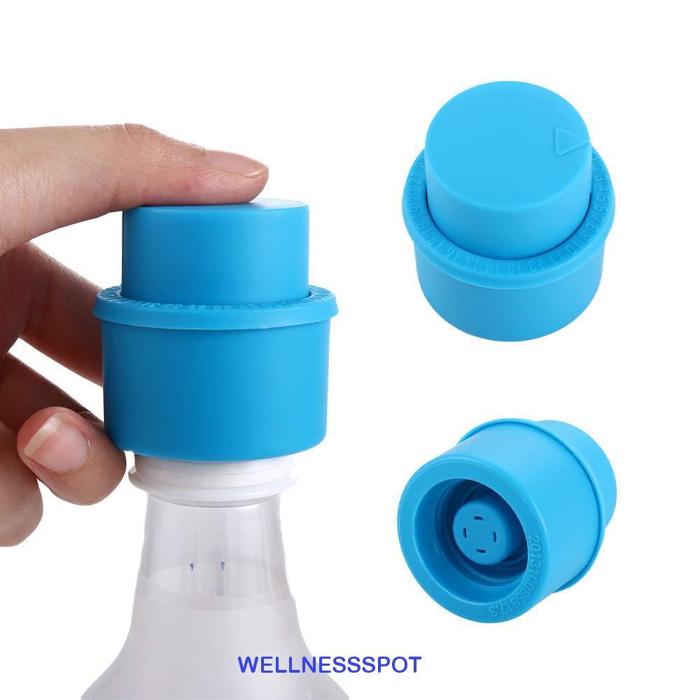 WELLNESSSPOT Stopper Fresh Keeping Inflatable Sealer Soda Cola Fizzy Drink Saver Lid